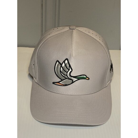 Waggle Golf Hat Adult "Decoy" Duck Hat Cap Gray Snapback Breathable - Picture 1 of 8